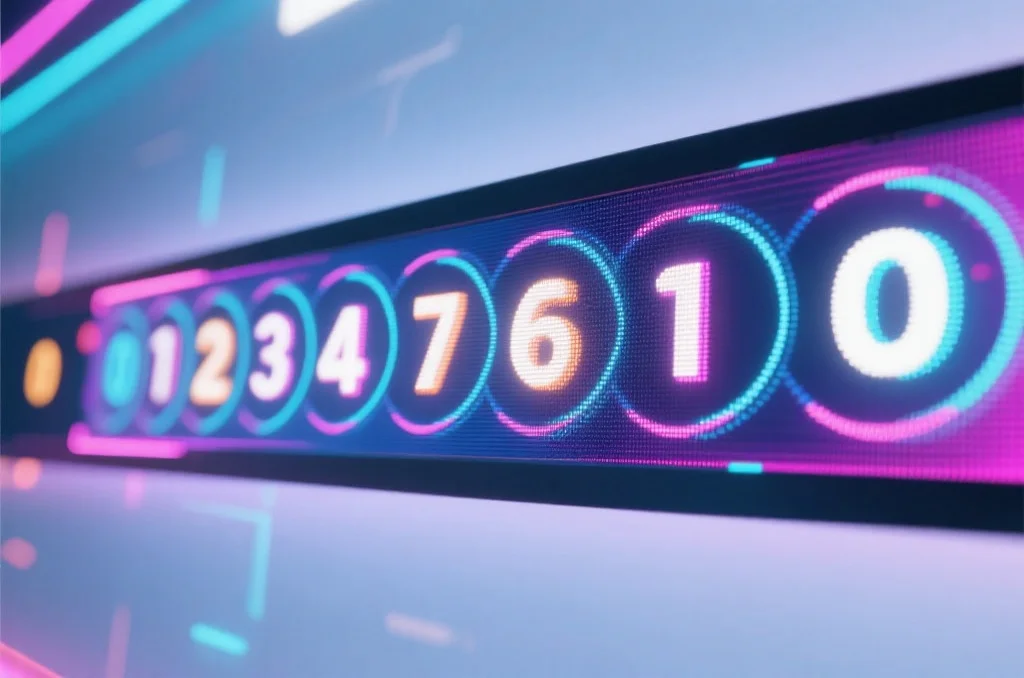 数字显示系统和高亮数字